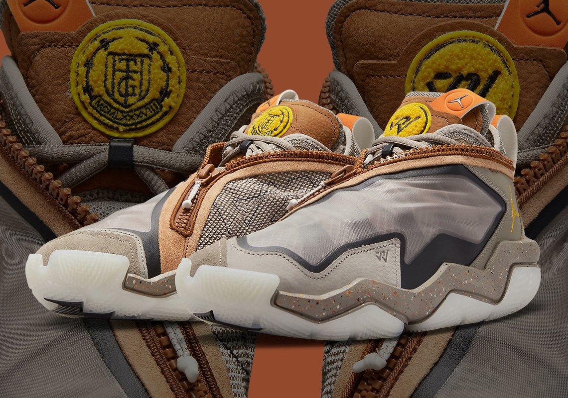 tengusneaker's tweet photo. 【本日発売】
本日は「HTG×WHY NOT.6」が発売！
ウエストブルックらしい独特なアッパーデザインがむっちゃ気になりますね！
結構な良作なので、��年の新スニーカーランキングに食い込むかも？

発売日直前に詳細をチェック！
↓
https://t.co/6XoNrFC0Aj

#SNKRS #Nike #Jordan #WhyNot #WhyNot6 https://t.co/Dwqr56mpYF