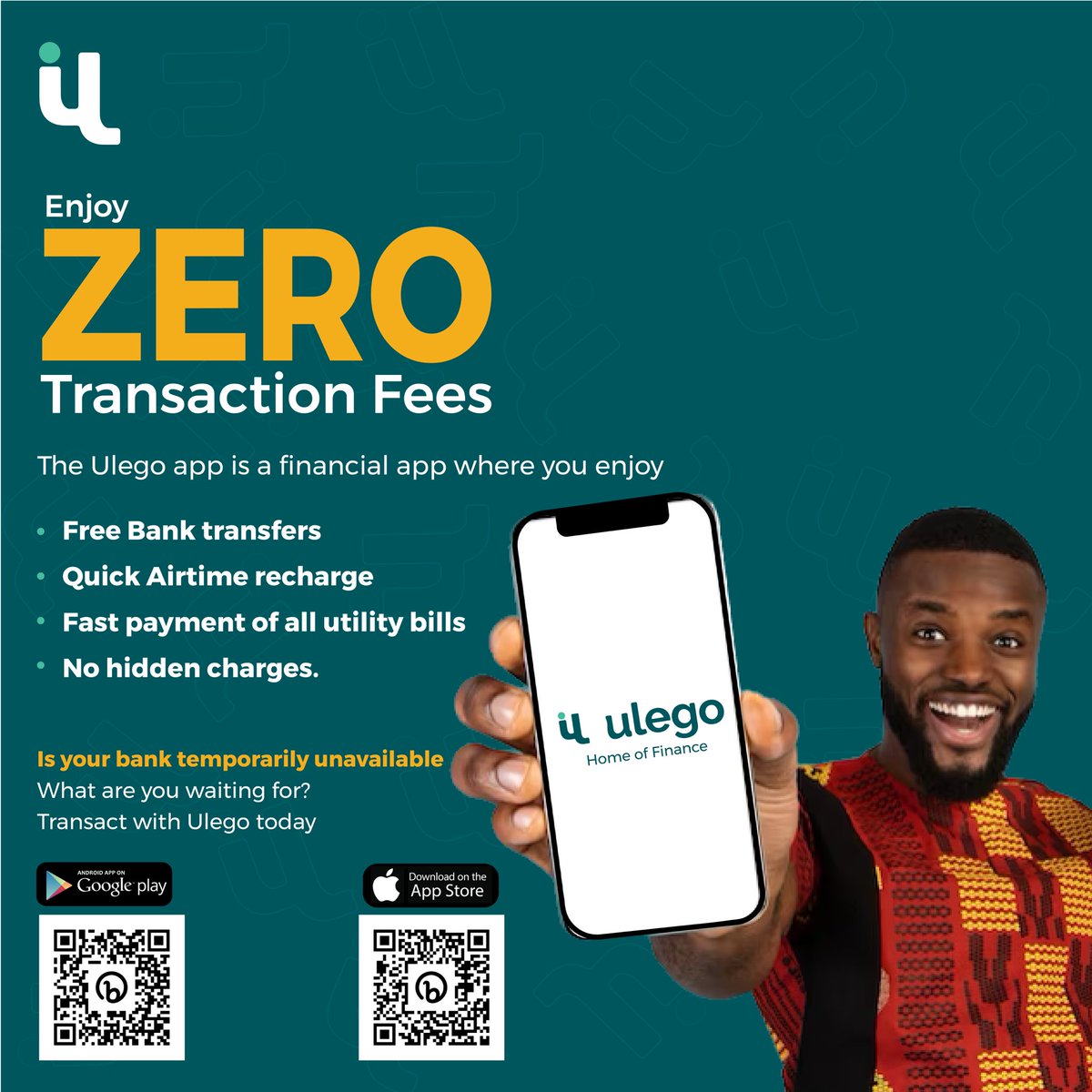 Sending money just got easier! Even with the #NairaScarcity you can still carry out all your day to day transactions seamlessly on the @ulego_ng app Download on playstore: bit.ly/UlegoforiPhone Download on Apple: bit.ly/UlegoforAndroid #ChampionsLeague #fintech #fearwomen