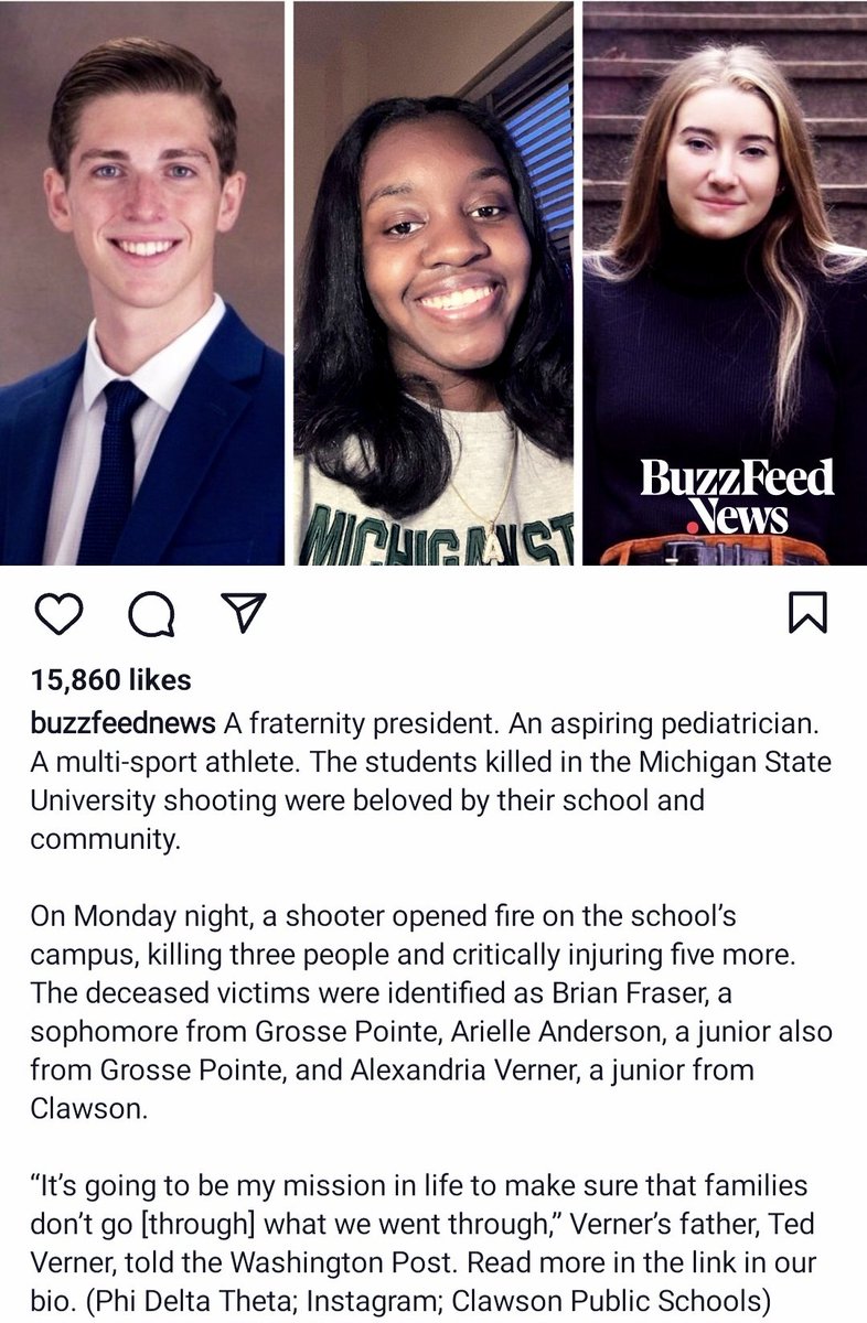 #MichiganStateUniversityShooting I'm so sorry 😔🙏🏻💔 #RIP #brianfraser #ArielleDiamondAnderson #AlexandriaVerner