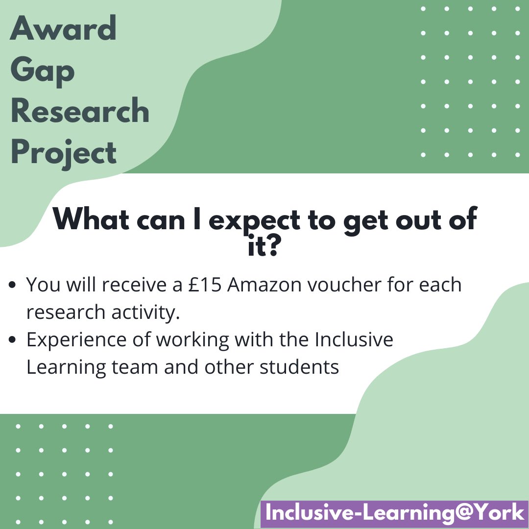 We’ve extended the registration due date! 

If you would like to get involved with this exciting research opportunity while receiving Amazon vouchers for each activity, fill out this form docs.google.com/forms/d/e/1FAI… by 4 pm 21st Feb!