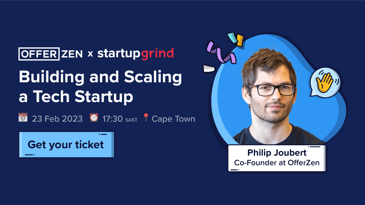 OfferZen (@offerzen) on Twitter photo Join our <a href="/PhilipJoubert/">Philip Joubert</a> for an event at <a href="/Workshop17za/">Workshop17</a> hosted by <a href="/StartupGrindCPT/">StartupGrindCPT</a> 🔥
He'll talk about building and scaling tech startups in Africa and the EU—don't miss out if you're a tech founder, dev, or entrepreneur trying to scale your business 🌍 bit.ly/3I1PQdk Join our <a href="/PhilipJoubert/">Philip Joubert</a> for an event at <a href="/Workshop17za/">Workshop17</a> hosted by <a href="/StartupGrindCPT/">StartupGrindCPT</a> 🔥
He'll talk about building and scaling tech startups in Africa and the EU—don't miss out if you're a tech founder, dev, or entrepreneur trying to scale your business 🌍 bit.ly/3I1PQdk