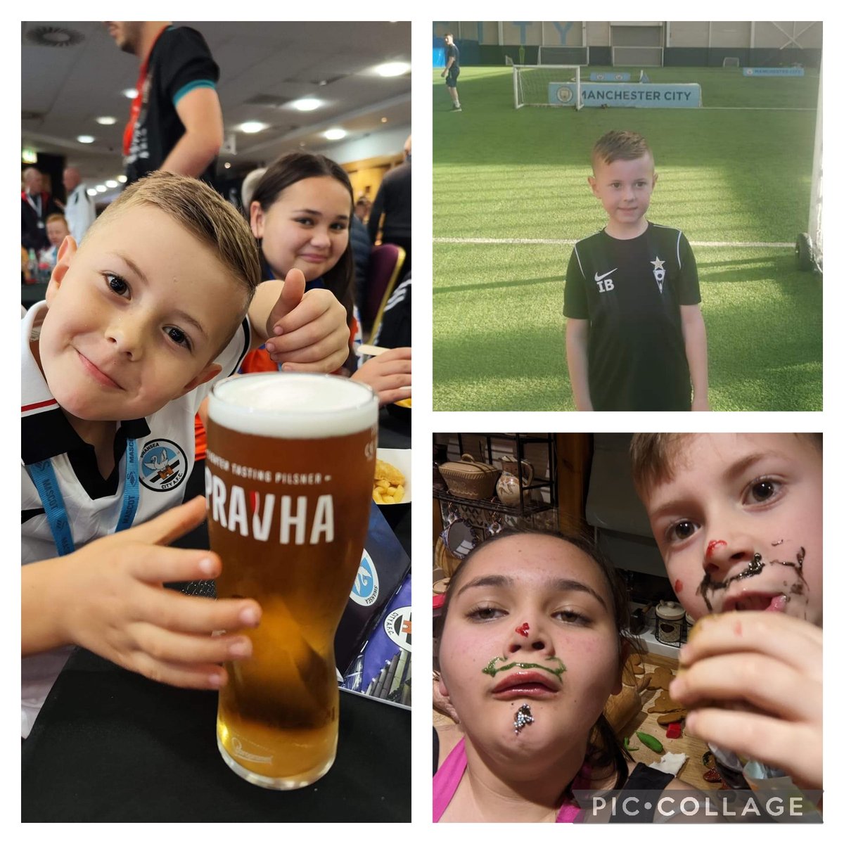 IanBamsey87's tweet photo. It's my birthday today and I can't think of anything better than spending the night watching the Swans while my daughter takes her turn as Mascot 👌🏻⚪⚫⚽ https://t.co/hApEIltcYT