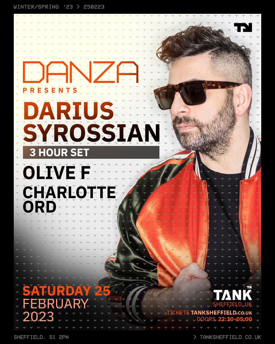 Buzzing for this 😄

<a href="/TankSheffield/">Tank</a> <a href="/DariusSyrossian/">Darius Syrossian</a>