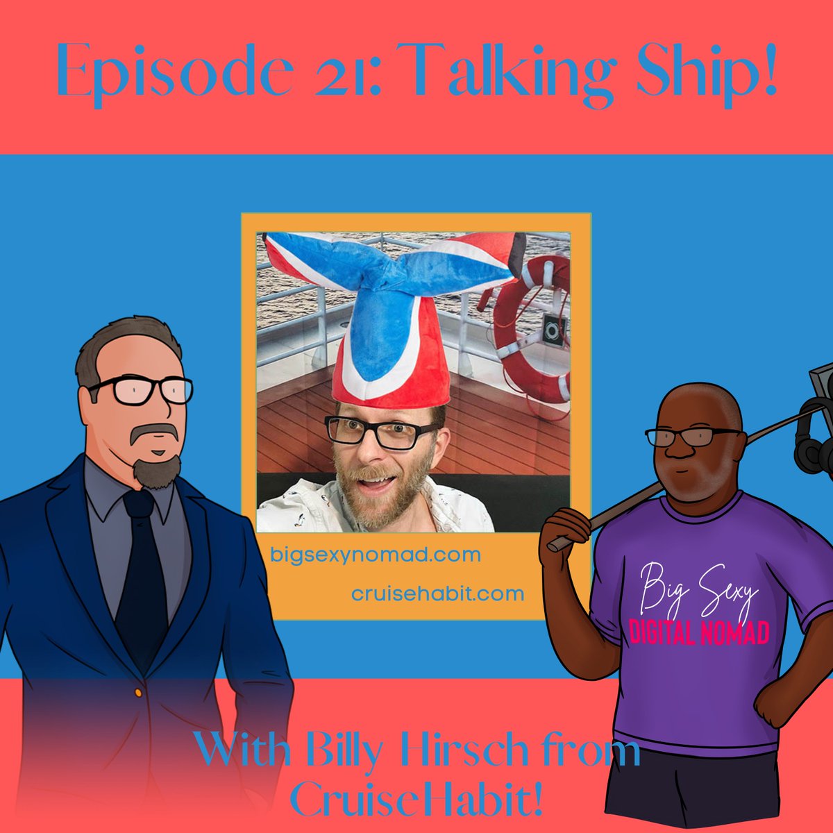 What a great episode, and chocked full of helpful info. We're talking ship (cruises) with @CruiseHabitBill and get some valuable insight for anyone taking a cruise, whether it be for the first or the 100th time! Check it out wherever you hear podcasts. #safetravels #cruisehacks