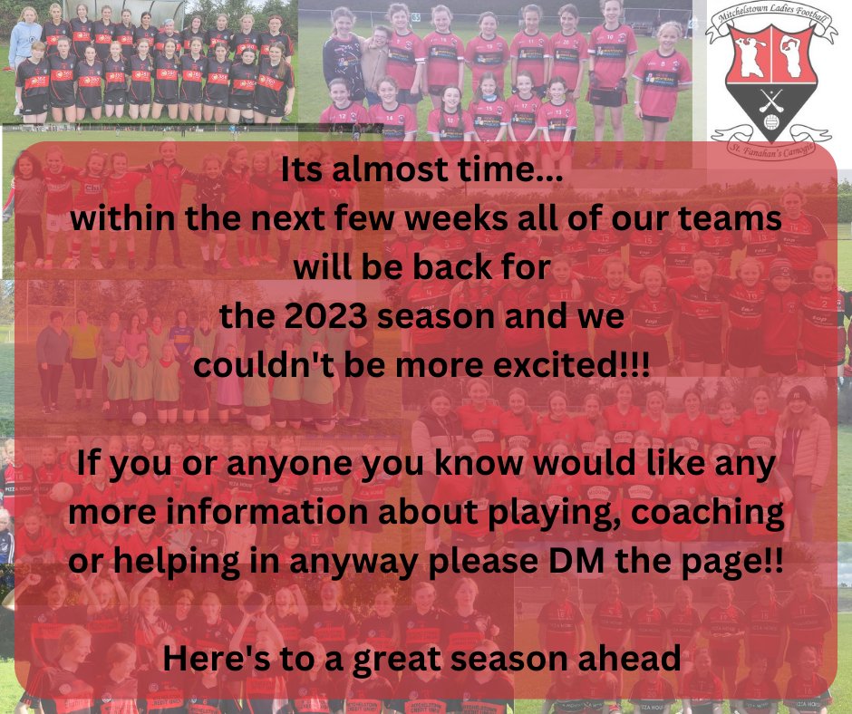 #seasonready #2023letsgo #GAA #ladiesfootball #mitchelstown