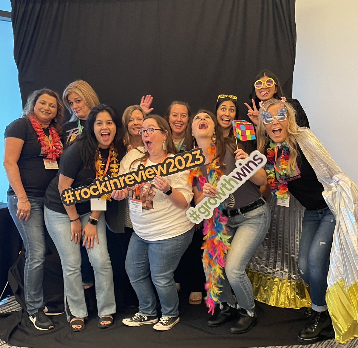 What an awesome group of educators hitting the town of Round Rock for the Rockin’ Review! #rockinreview2023 #growthwins