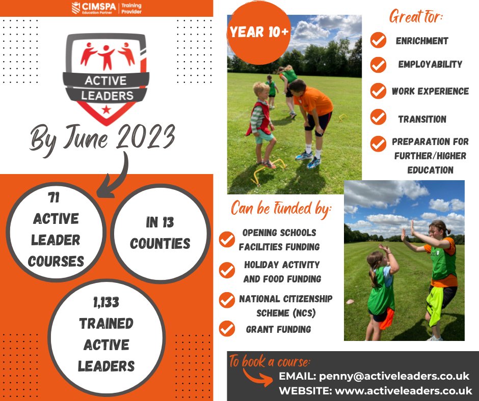 What impact can our Active Leader course have in your school? 🤔 #secondaryschool #secondaryteacher #year10 #year11 #furthereducation #highereducation #physicaleducation #peideas #pelessons #enrichment #workexperience #confidence #collaboration #teamwork