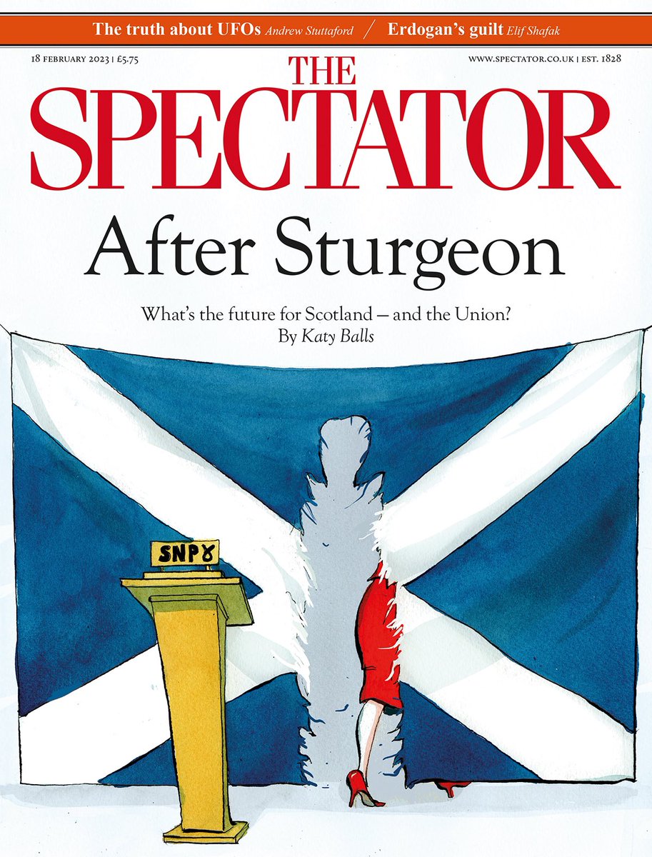 spectator's tweet image. 🗞️ After Sturgeon: what’s the future for Scotland – and the Union?

 ✍️ In the mag:
 
• Douglas Murray: Prevent’s radical reading list 
• Kate Andrews on the toxic cult of self-love
• Stephen Daisley on the plan to decolonise Aberdeen’s curriculum 

subscribe.spectator.co.uk
