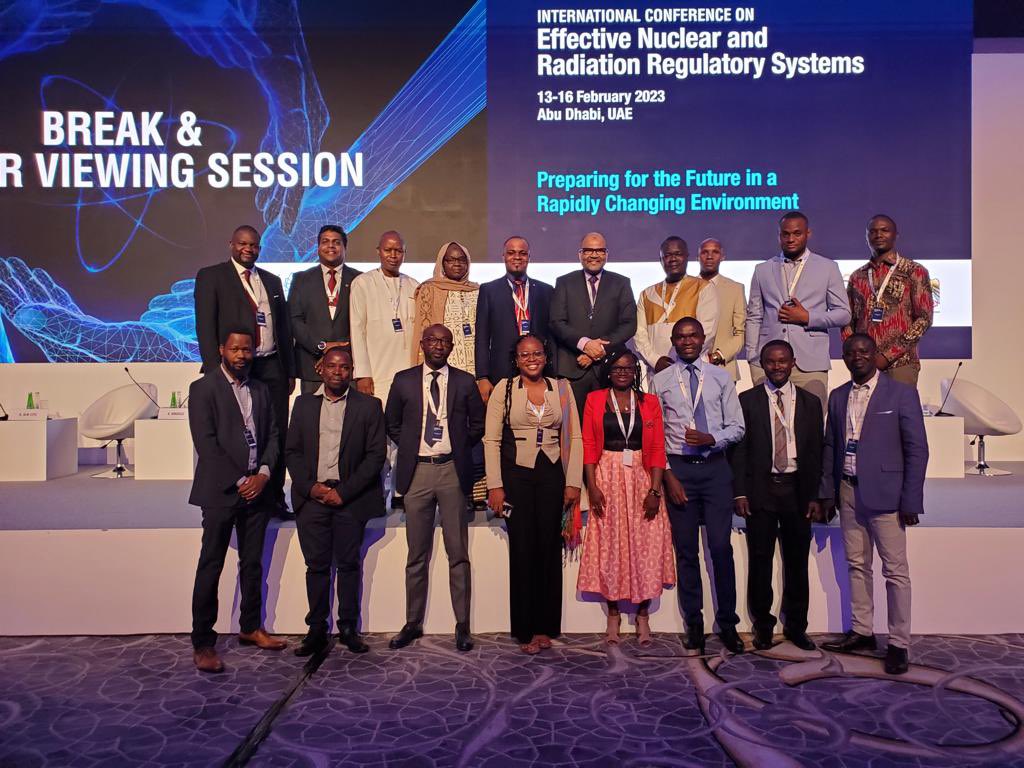 Pleased to catch up with #African participants #IAEARegCon  🇦🇪 the @IAEATC @iaeaorg @WiN_IAEA programme will continue to offer such opportunities for #networking, #buildingcapacity - nuclear, radiation safety infrastructure for safe, secure & peaceful uses of nuclear technology.