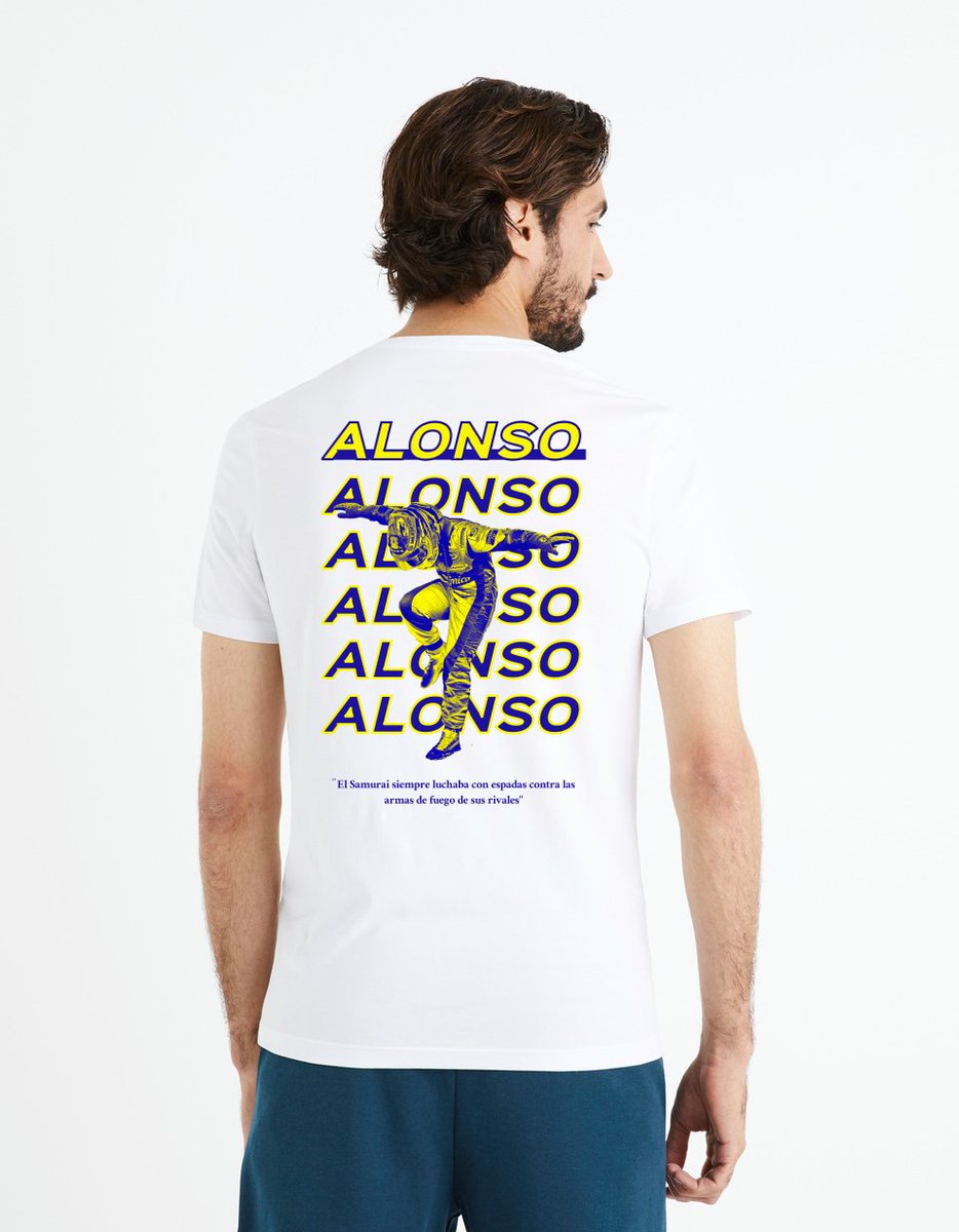 GRIDProject_'s tweet photo. Hola! 
Somos GRID Project, una nueva marca de ropa inspirada en la F1.
Os compartimos una foto de nuestra colección "ALONSO".
Esperamos que os guste! 💙 https://t.co/Lbjy5hJ2aQ