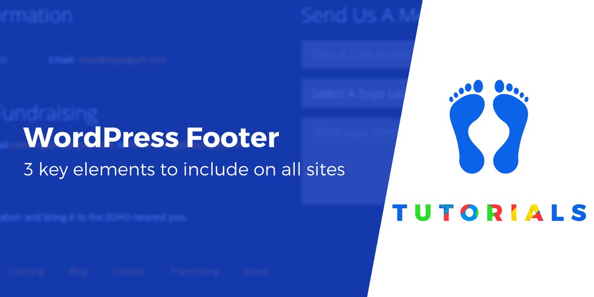ThemeIsle's tweet image. WordPress Footer: 3 Elements That All Websites Should Include, Plus How themeisle.com/blog/wordpress… #wordpresstutorials