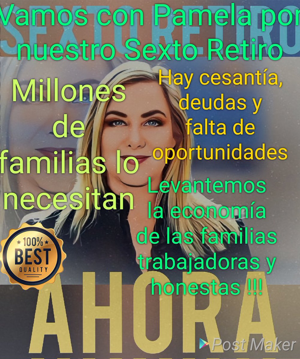 GidiLetelier's tweet photo. @PamJiles Vamos @PamJiles @ReneAlincoB
@KarolCariola 
#Sextoretiro
#SextoRetiro
#SextoRetiro. https://t.co/F60MqoAstZ