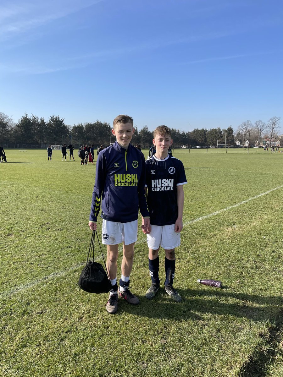 Lovely to see these two former U14 @MetrogasFC teammates playing together today for @MFC_Academy