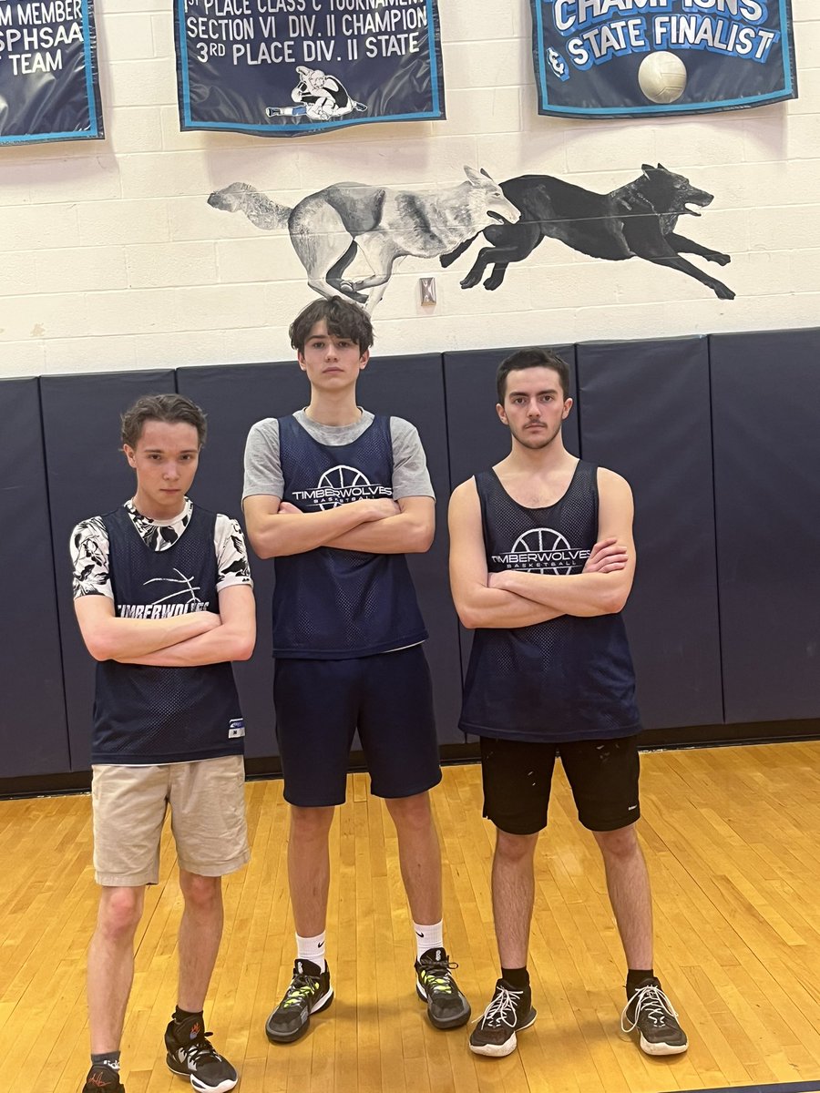 Join us tomorrow night as we celebrate our seniors. Two have been with us since 7th grade and the other joined us from Germany this year! Senior celebration will tip off around 6:15🏀🏀