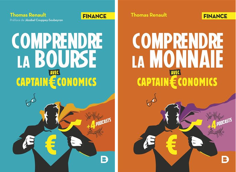 captaineco_fr's tweet image. Le second livre du Captain' sort dans quelques jours 📚 ! Après la Bourse l'année dernière, le Captain' vous emmène aujourd'hui dans le monde merveilleux de la monnaie.  Prêts ? Alors, enfilez vous aussi votre costume de super-héros et suivez le Captain’ dans ses aventures.