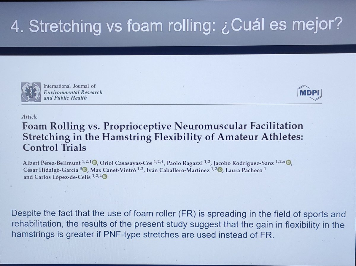 acpcejudo's tweet image. Hypothesis: Foam roller vs PNF stretching by hamstrings ROM
Resuslts: WIN STRETCHING 😉
#stretching #foamroller #fitness #personaltrainer @RomSport