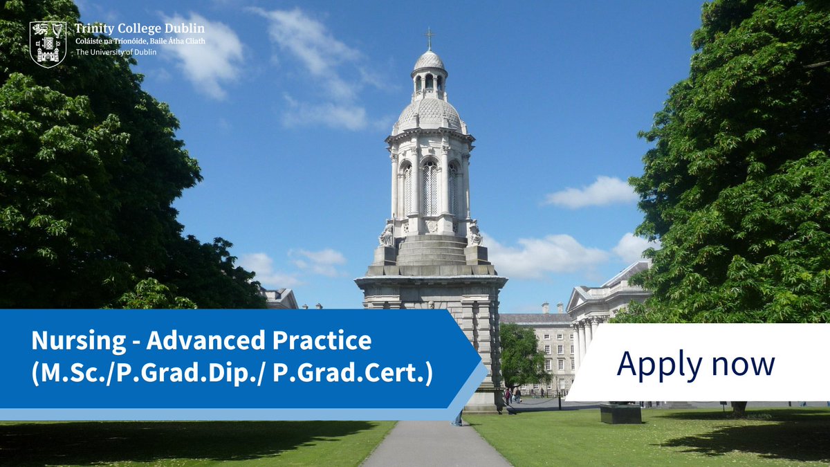 TCD_SNM's tweet photo. The applications for Nursing - Advanced Practice are now open! This course is for experienced nurses who wish to pursue their careers as #AdvancedNursePractitioners.
Apply now: https://t.co/YYq2yTL1ST
@valeriesmithTCD @DMHospitalGroup @stjamesdublin @NCHTallaght @MaryHughesAP https://t.co/muofQtxsau