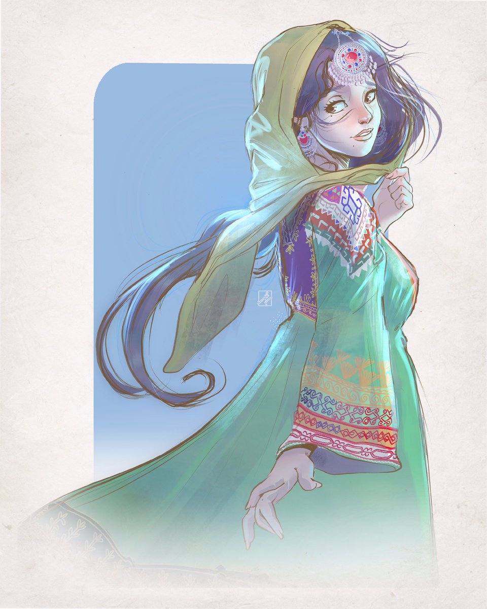 syd_muhammad_'s tweet photo. Afghan Girls character🫰🏼🥰

#letafghanistangirlslearn 
#LetHerLearn https://t.co/Zv2fF9LqPQ