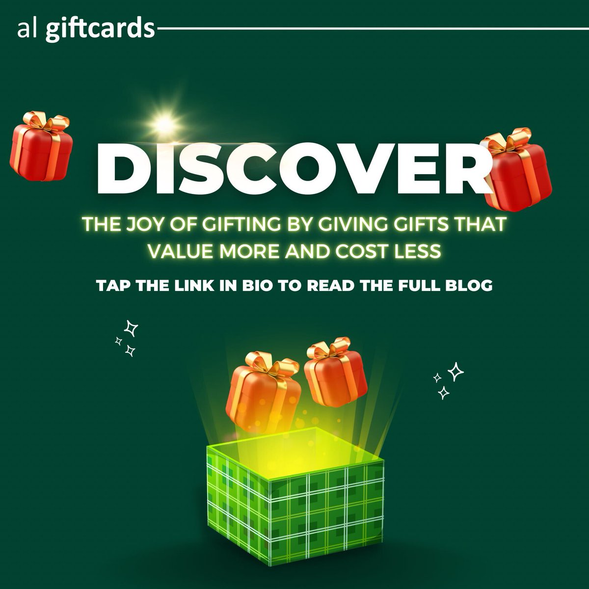 al_giftcards's tweet photo. Impress your loved ones with affordable and unique gift ideas🎁
Give gifts that value more and cost less🥰
Tap the link to read the full blog💫
https://t.co/89qgSan7bL
#giftideas #affordablegifts #affordable #egifts #giftcards #underaed100 #aed100 #algiftcards https://t.co/99mVISjozA