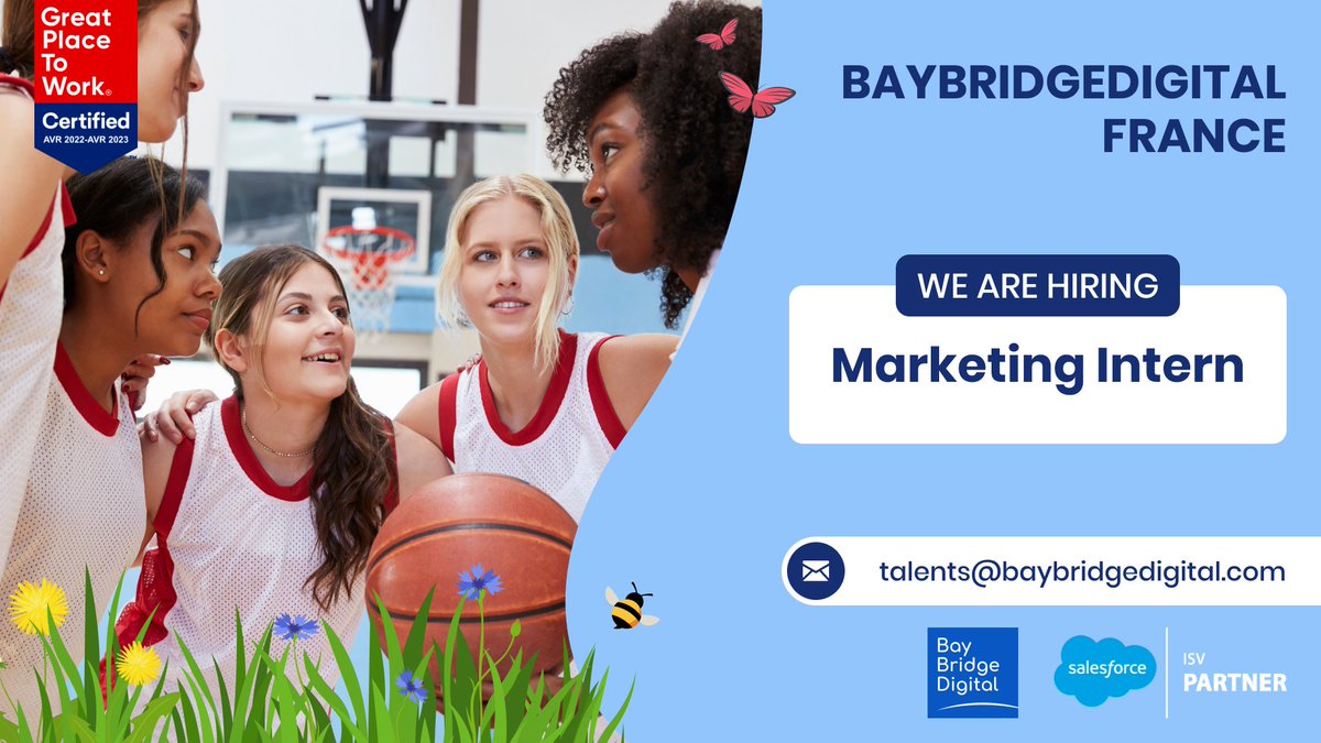 Are you a marketing student looking for an exciting internship opportunity? 
Apply: lnkd.in/dQUhjKv6
Contact : samar@baybridgedigital.com
#MarketingIntern #Internship #DigitalTransformation #baybridgedigital #Careers #Paris #Project #inspiring