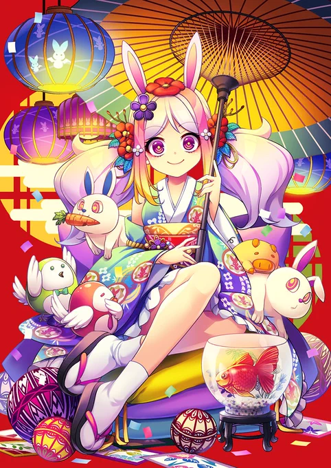 タグ企画 #一次創作絵師拡散フェス03 に参加します。こんな感じのを描いています。 