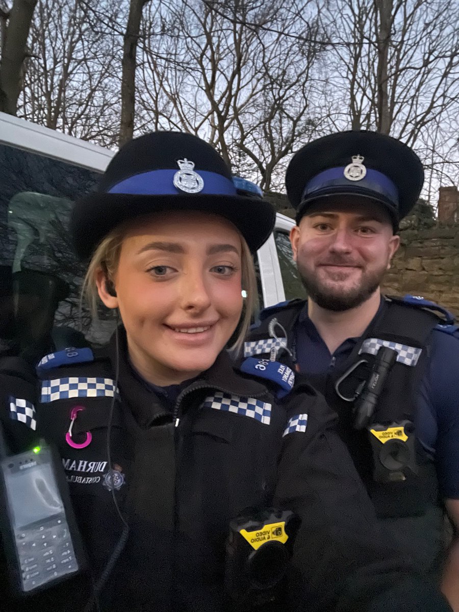 DurhamPolice's tweet image. PCSOs Reeves and Rutherford were out and about on foot patrol around #Lanchester yesterday.

It was great to see and speak to so many lovely residents😄

The team will be out and about over the weekend, so remember to give them a wave 👋 if you see them in your area!