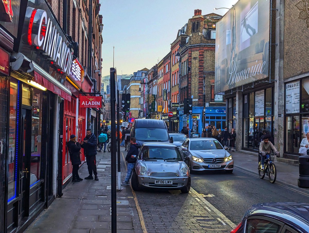 THLivingStreets's tweet photo. Tower Hamlets Council want to undo the limited measures the previous administration brought in to make #BrickLane slightly less dominated by motor traffic.

Please Choose Option 2 in this consultation before 19 Feb to stop them making things worse.

https://t.co/NYCCImEBuE https://t.co/xyXtDzUZuc