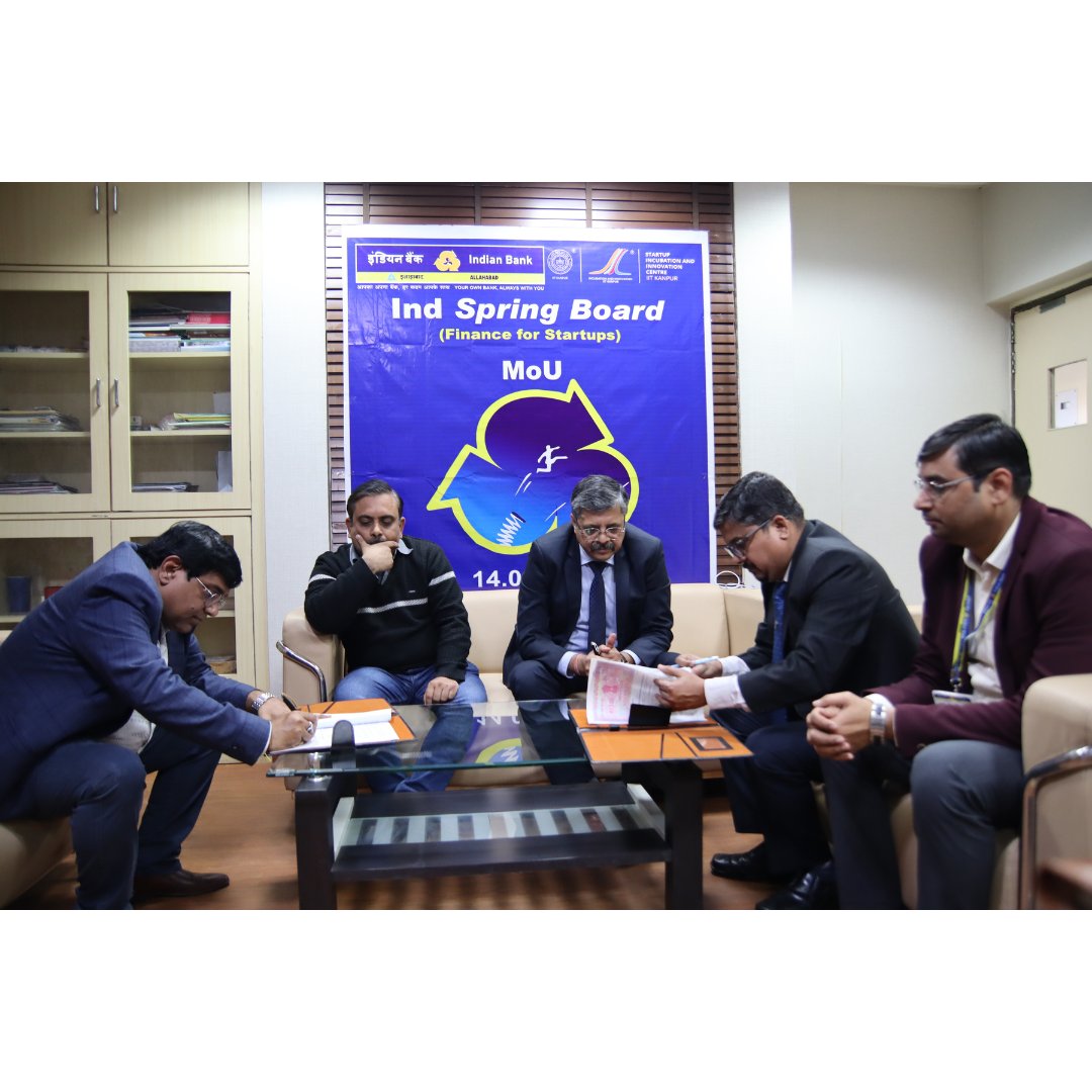 incubatorIITK's tweet photo. #supportingstartup through collective partnership!
@incubatorIITK has exchanged an MoU with @MyIndianBank in their endeavour to extend funding support to emerging startups.
Both parties will jointly work to put in place a mechanism to facilitate the exchange of startups working https://t.co/wOOEVgZnKW