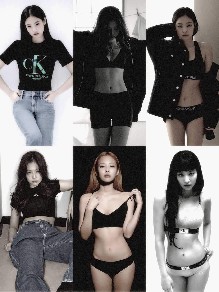 jensamour's tweet photo. jennie for calvin klein through the years ❦ https://t.co/x5ecpdh3bp