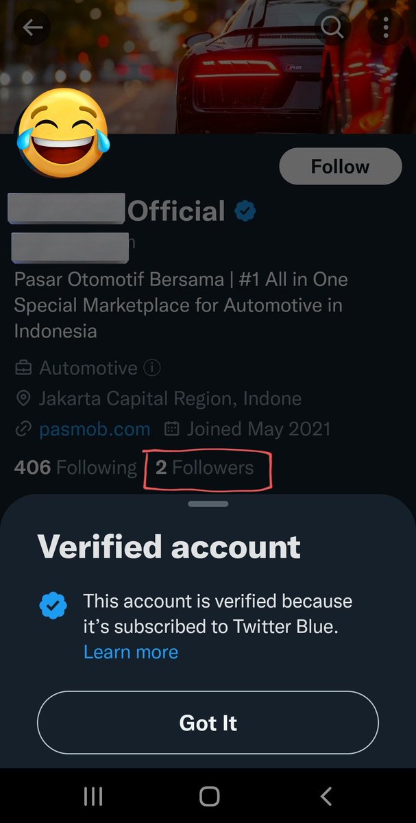 SulingKayu's tweet photo. Segitu KEPENGENNYA punya Centang Biru sampai mau aja BERBAYAR.

Centang Biru BERBAYAR itu bahan JOKE aja, follower 2 JUTA aja bisa dapet kog bhuehuehue

@kurawa @ViantyTJP 🤣🤣🤣🤣🤣🤣🤣🤣🤣🤣🤣🤣🤣🤣🤣🤣🤣🤣🤣🤣🤣🤣🤣🤣🤣🤣🤣🤣 https://t.co/DFyIJQzWaD