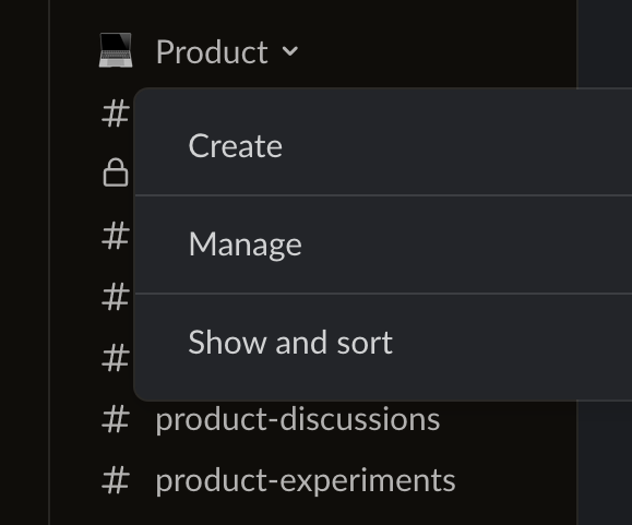 Am I the only one having usability issues with the recent <a href="/SlackHQ/">Slack</a> sidebar changes? I'm now always confusing the option arrow with the one toggling the section.