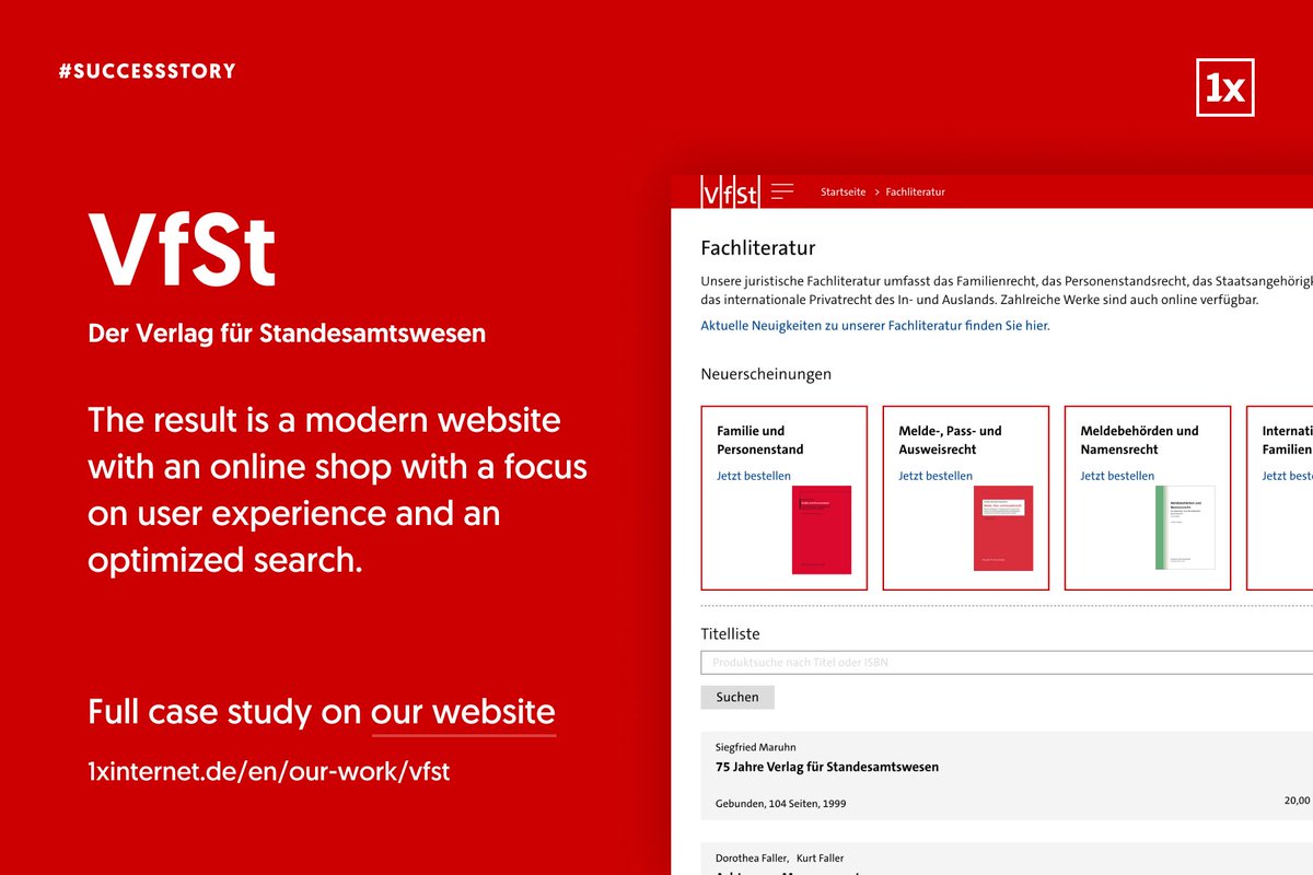 1xINTERNET's tweet photo. Upgrade to #Drupal9. Improved #search. Better working environment for #clients and #employees at #VfSt. Read more about this great #drupal project here: https://t.co/OOHl4smc46 ⚡️ https://t.co/wBmMI4V5Em