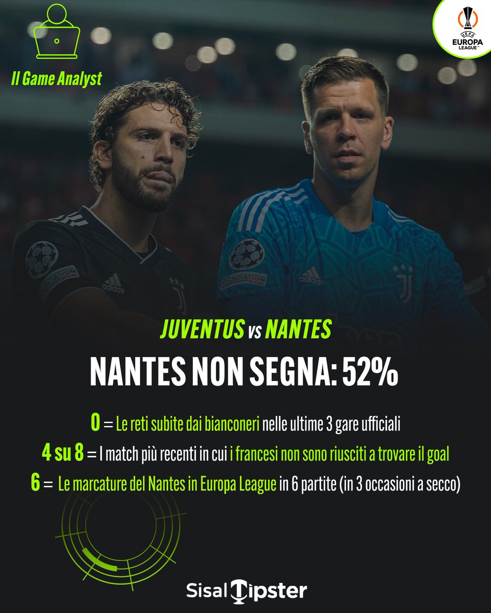La Juventus torna a giocare un match di Europa League 9 anni dopo 😬🏆

🗓 16/02 ⏰ 21:00

#sisaltipster #tquality #ilgameanalyst #nantes #juventus #nantesjuventus #europaleague #uefa