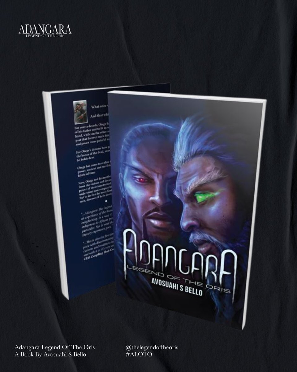 legendoftheoris's tweet photo. Discover the power and wonder of the Oris in Adangara, the epic tale that will leave you spellbound. 

Order your copy today!
Amazon | Barnesandnoble | Kobo plus | Perusall

#adangara #avosuahibello #Atloto #loto  
#novela #novelty #reading #bookgoals #readeveryday #newrelease https://t.co/fHvqUWDvxK