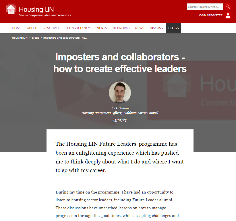 HousingLIN's tweet photo. ✍️In this new #HLINblog, @jbaldan33, Housing Investment Officer at @wfcouncil and #HLINSummit23 speaker, reflects on his experience on the #FutureLeaders Programme and explores how to create effective leaders in the housing, health and social care sector!

https://t.co/exw0WGWlsJ https://t.co/Wbz6uuYi4a