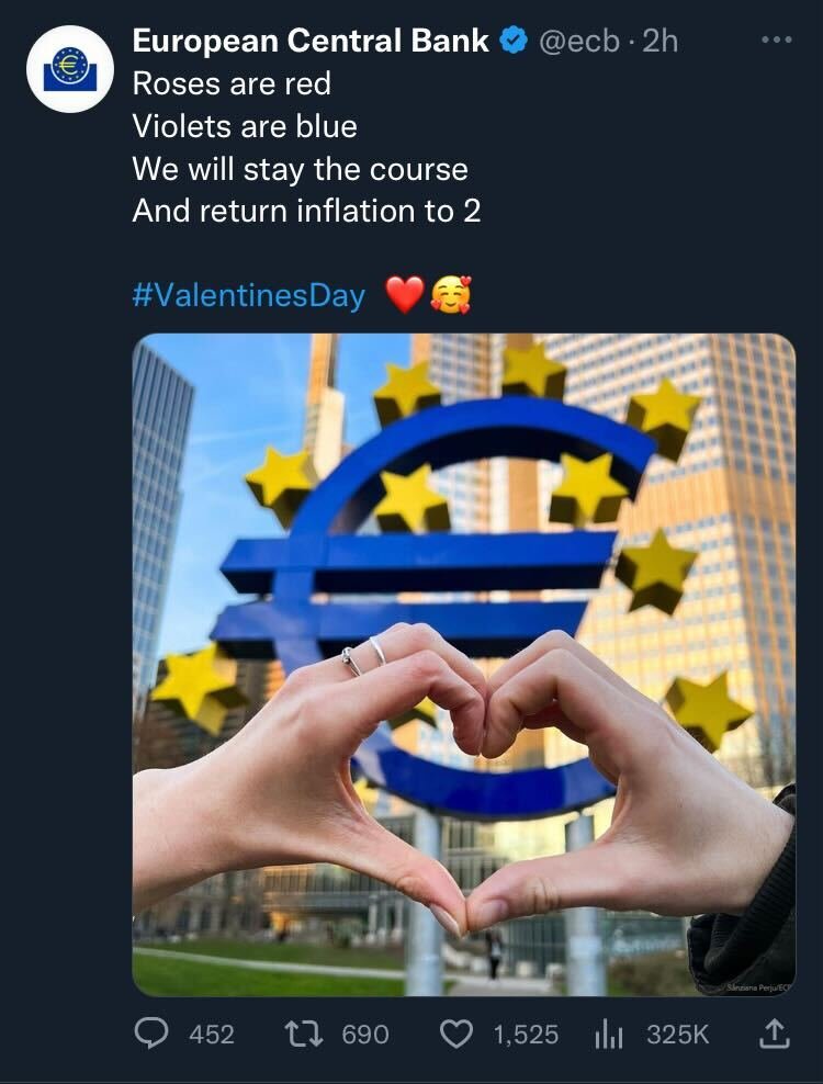 PBoS_'s tweet photo. "Roses are red
Violets are blue
There's not a single central bank
That cares about you"
- @BitcoinMagazine
#EndTheFed #SkrotaRiksbanken
#svpol #vpol #frihet #svlib https://t.co/ETjAxY3mF9