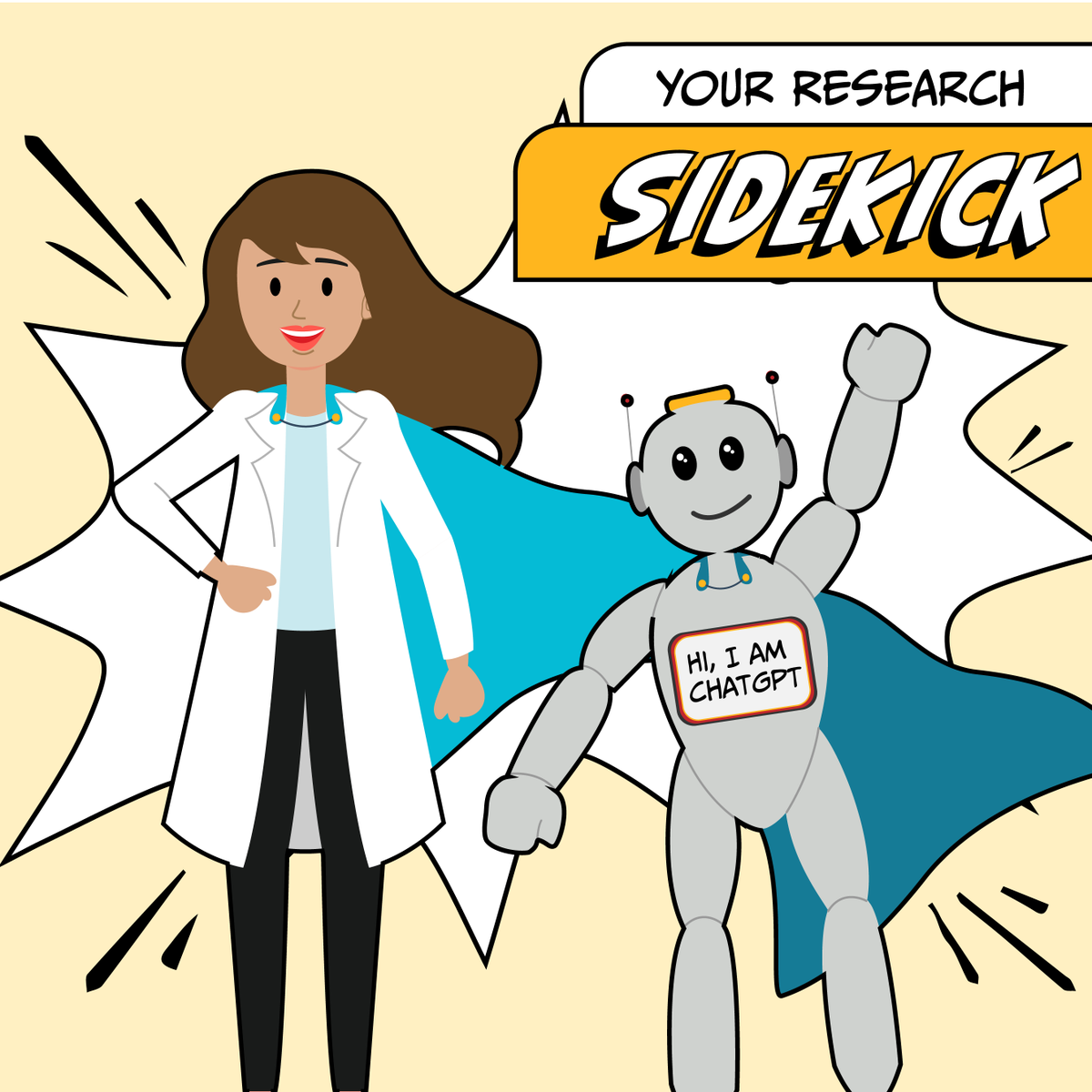 Animate_Science's tweet photo. Are you curious about the amazing potential of #ChatGPT? 🤔 

Well, buckle up because we explore the benefits and limitations of this cutting-edge #technology in our latest #blog! 🚀

https://t.co/thsNoH0q7a 

Who knows, you might even discover a new #research superpower! 💪🦸‍♀️ https://t.co/SfPBa4WNAk