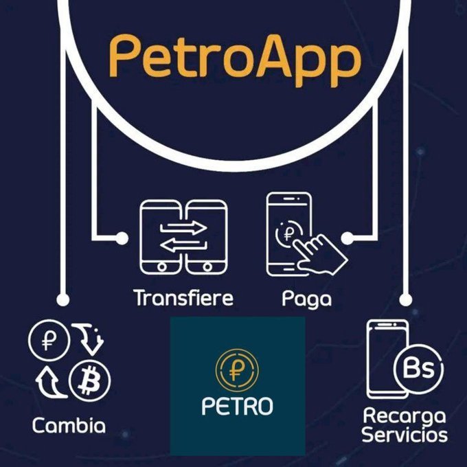 La PetroApp te ofrece la posibilidad de que te sumerjas en el mundo de las criptomonedas de una forma fácil, segura y sencilla Descarga la y empieza a disfrutar de sus bondades #CeseALasSanciones #15Feb #App #UsaTusPetros