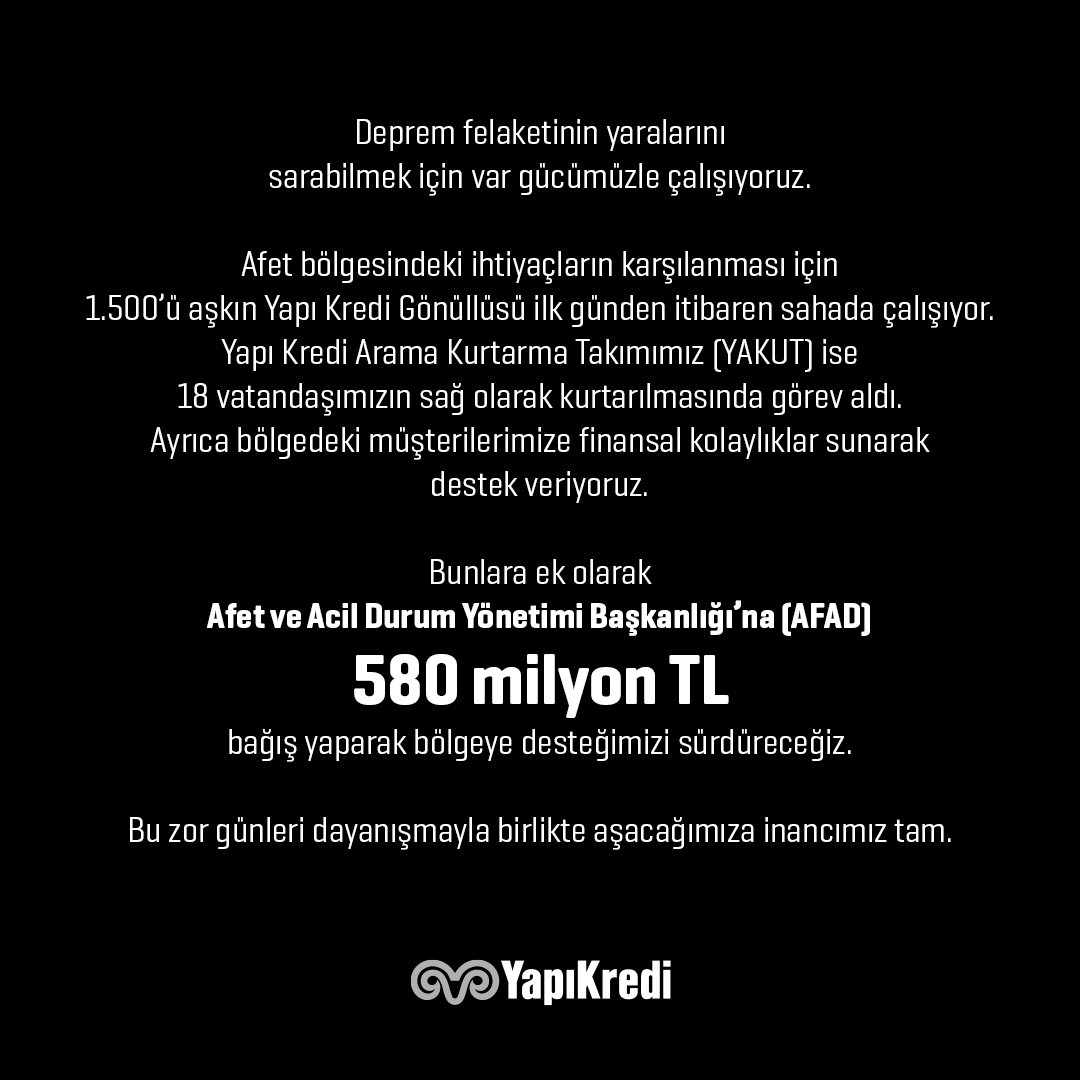 Yapı Kredi (@yapikredi) on Twitter photo 