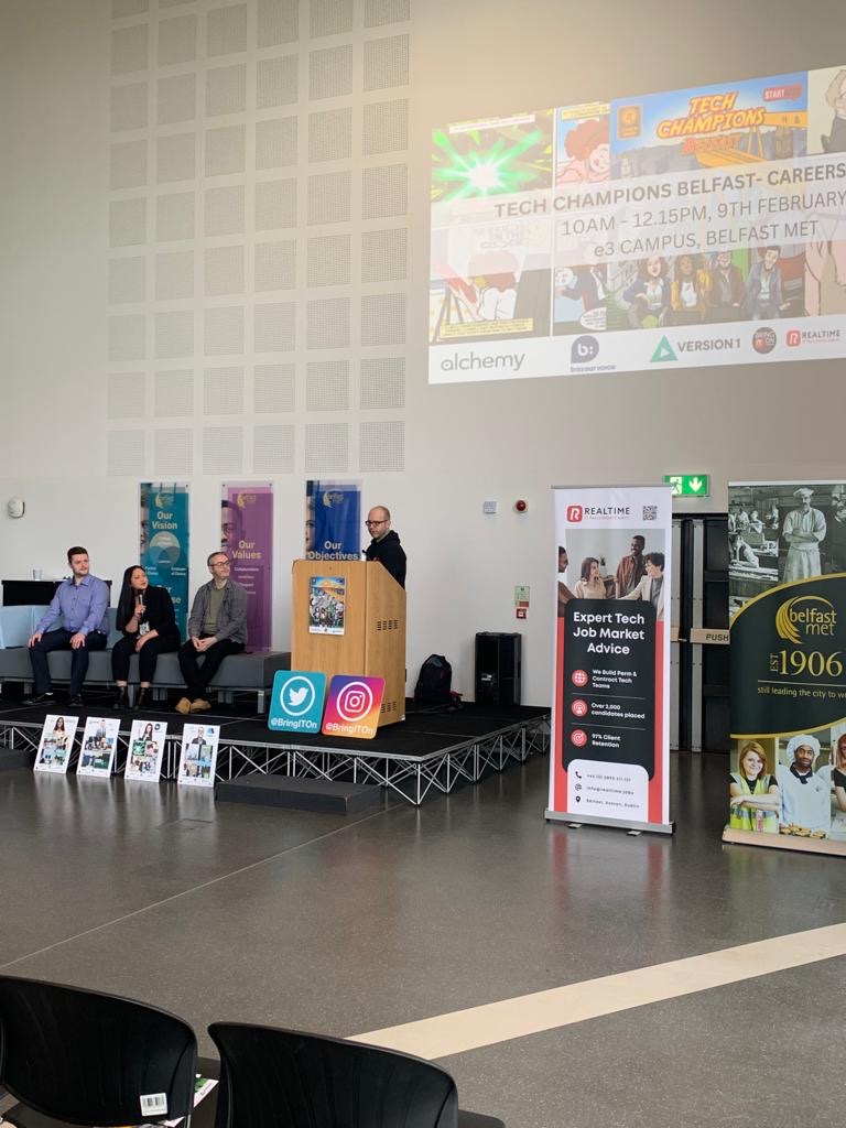 It was a pleasure to serve as a sponsor for #TechChampionsBelfast! The innovative initiative, brought to life by the creative minds of Startacus and Revolve Comics, is a great visual example of the diverse pathways available to pursue a career in tech. 👏