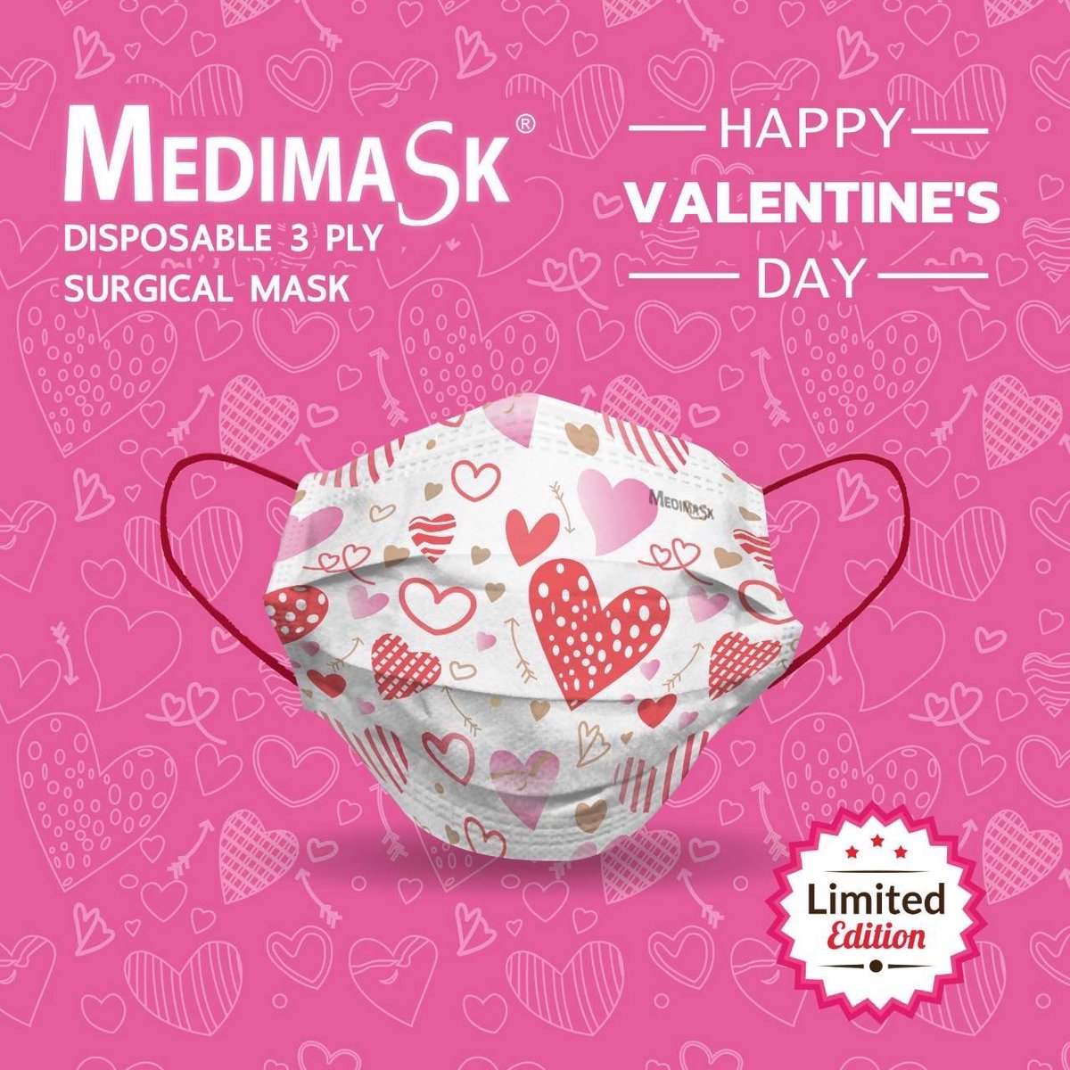 monanoma1's tweet photo. Medimask Valentine Limited Edition
💗 10 ก. สุดท้าย 💗
กล่องละ 99 ส่งฟรี 💥
#หน้ากากอนามัย #หน้ากากอนามัยทางการแพทย์ #หน้ากากอนามัยพร้อมส่ง #แมสพร้อมส่ง #แมสราคาถูก #แมสวาเลนไทน์ #medimask https://t.co/hq2rqcaW8a