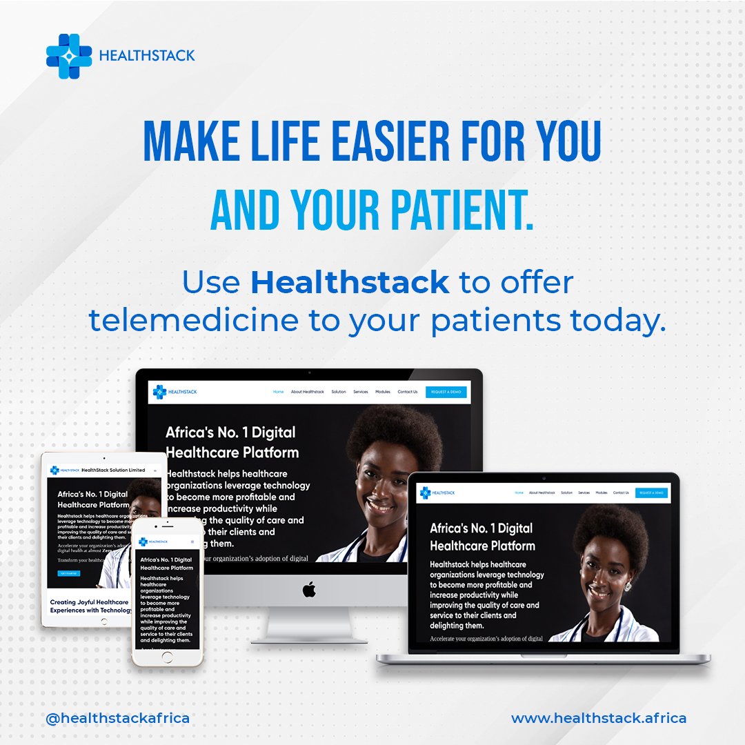 Healthstackafr1's tweet photo. With HealthStack Africa's telemedicine platform, virtual consultations are easier and more convenient, there is reduced risk of exposure to illness, and they can access medical advice from anywhere.

#healthtech #healthtechstartup #healthstackafrica #health #tech https://t.co/egdK15E5z3
