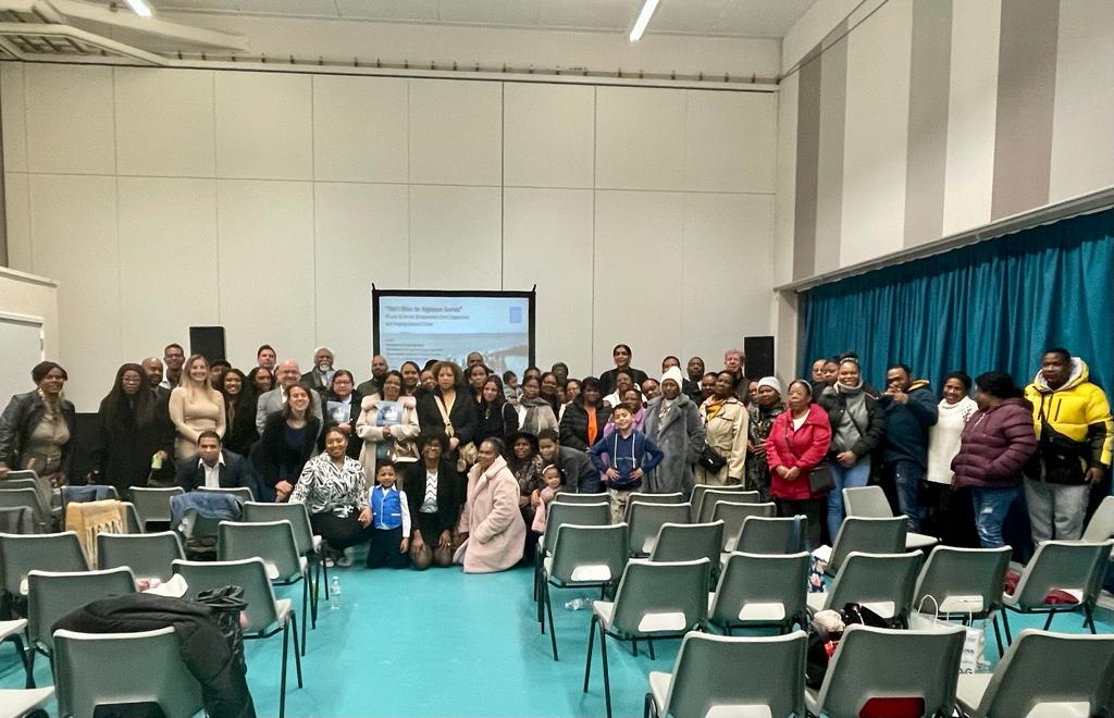DrEmMcDonnell's tweet photo. Last night we had the honour of holding a pre-launch event and screening with the Chagossian community in Crawley.
After 50 years, they continue to fight for their right to return to their homeland.
#Chagos #RightToGoHome https://t.co/ZpT2dvJ190