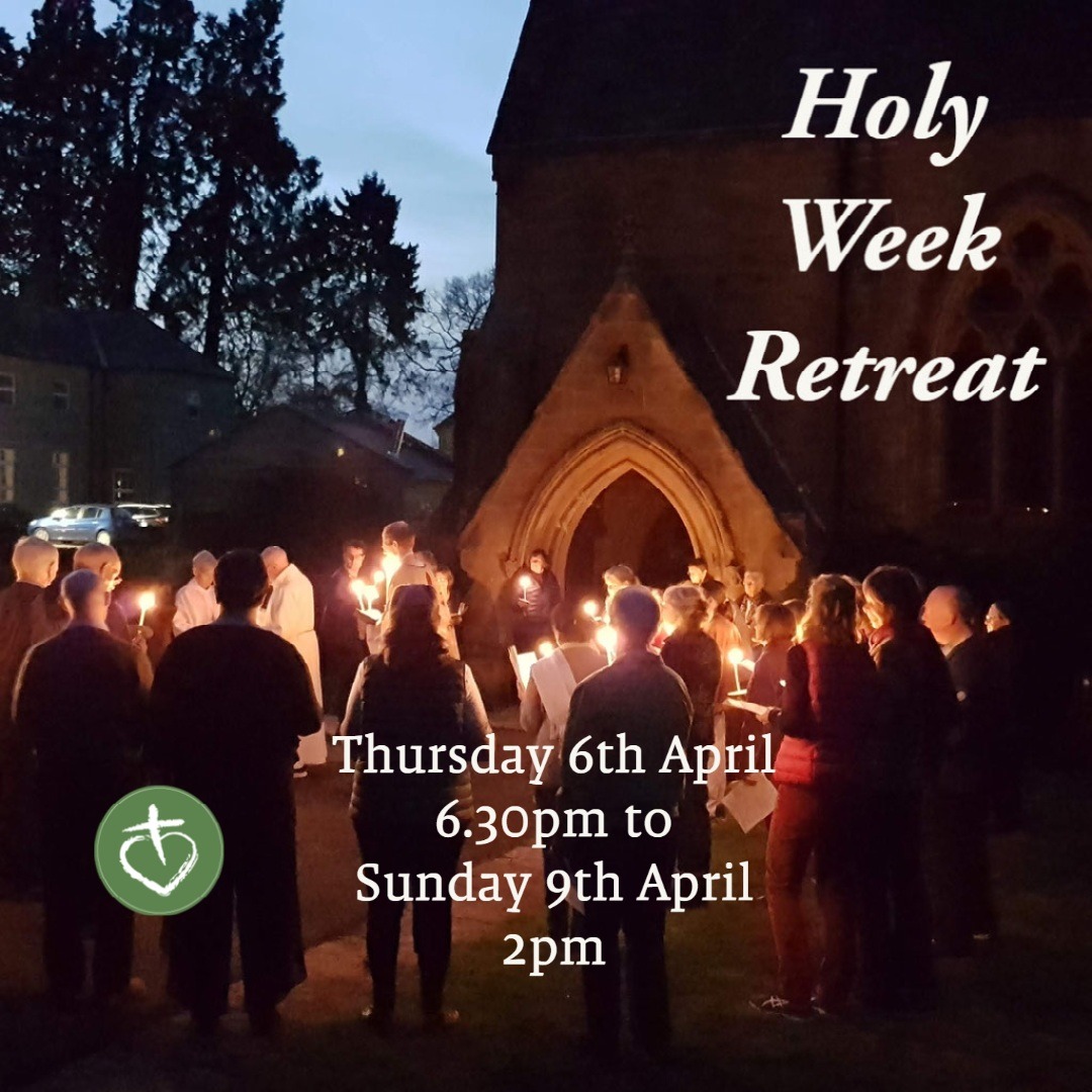 Join our community with a reflective Holy Week Retreat here at Minsteracres. Journey through the holy days leading up to Easter Visit minsteracres.org/retreats/ #holyweek #easter #jesus #goodfriday #lent #love #jesuschrist