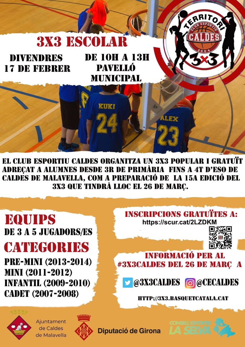 cecaldes's tweet photo. Inscripcions *gratuïtes* a 👉 https://t.co/Nhp1QFXhZa

⏳ *Últim dia *dimecres 15 de febrer a les 23.59h* https://t.co/d2jd4Rnbw9