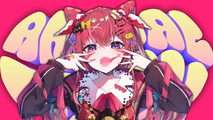 にじさんじ所属、天ヶ瀬むゆ様の『アニマル/DECO*27 <Covered by 天ヶ瀬むゆ>』にてイラスト担当しました!  