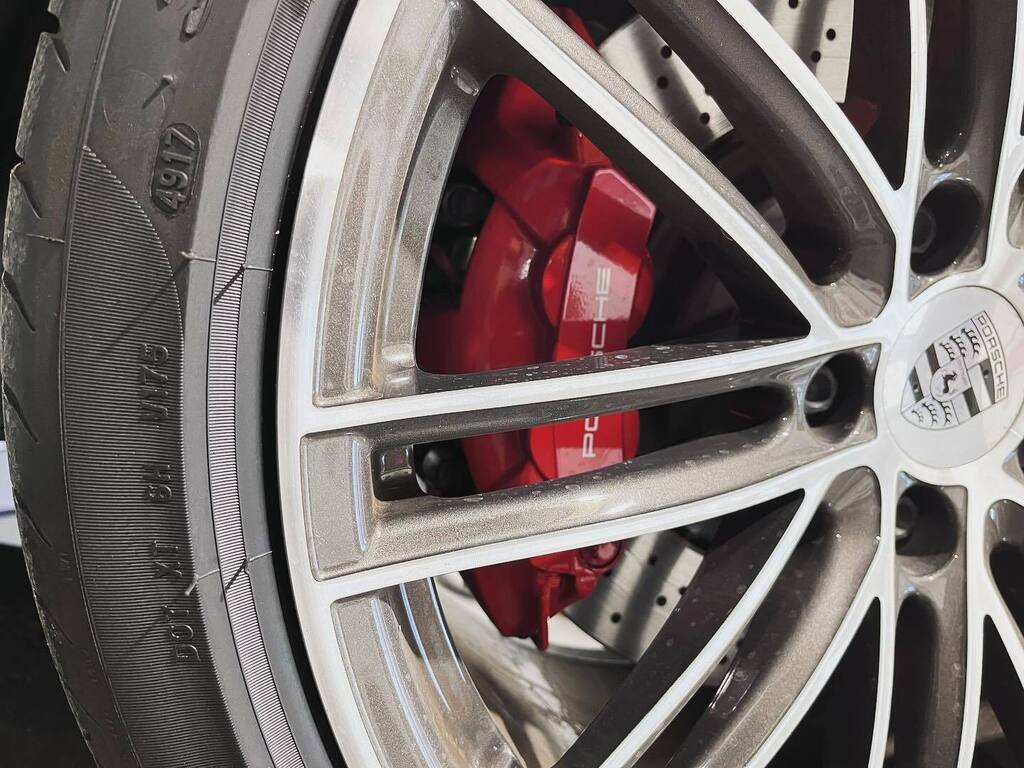 Today it’s all about TYRES 🛞 

This is a picture from a 991 Turbo new to our client with 5k on the clock. On the evaluation drive this morning the car was very quick to lose grip (and this is at 20 mph!) Taking tyre data is crucial as it can give us … instagr.am/p/Corj4QkoLle/