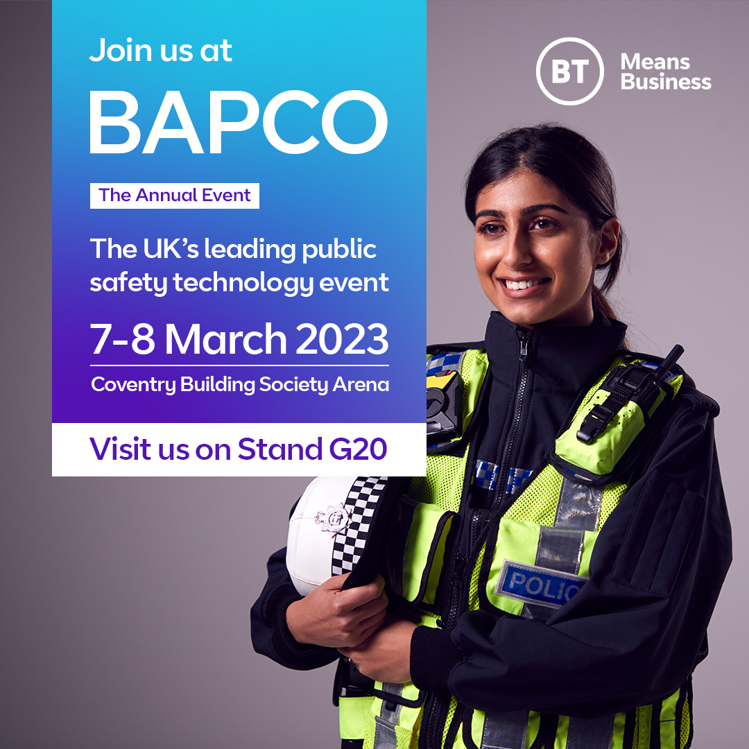Come and visit us at this year's @BAPCOEvent, where we'll have our experts on hand at stand G20 to discuss operational #resilience, #security, and #technology #innovations 📡 🔐 Register for free today, it's not to be missed! 👉 bapco-show.co.uk #BAPCO #PublicSafety
