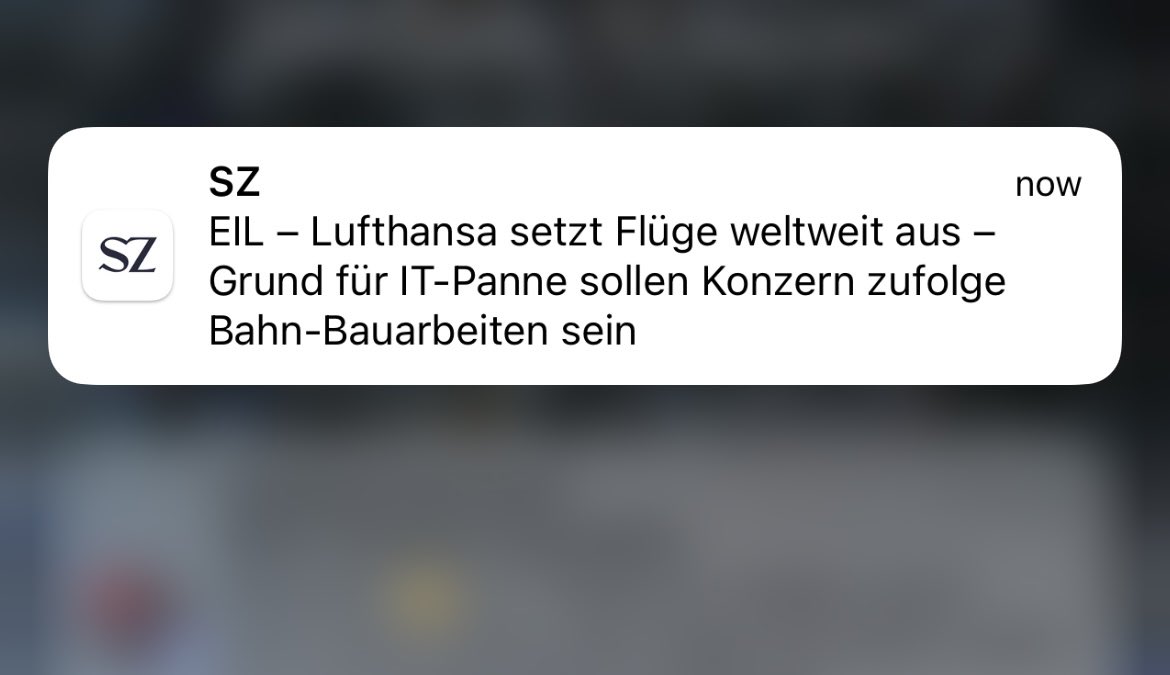 Krasser Ansatz für mehr Verkehr auf der Schiene. #Lufthansa