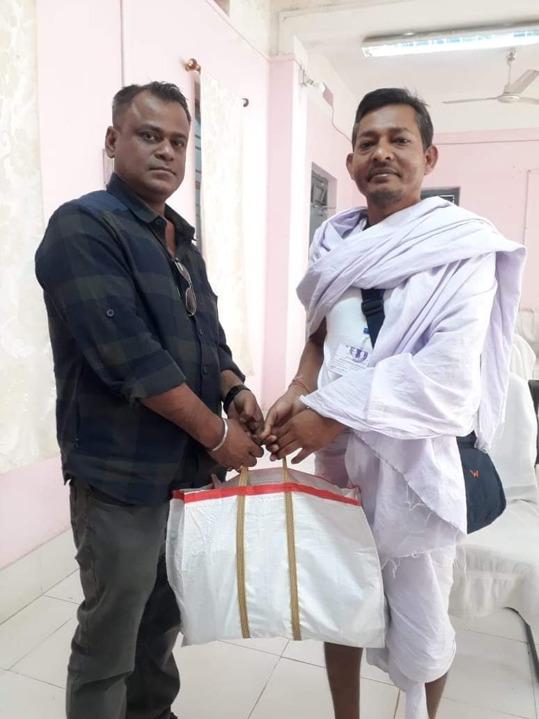 Jhutan Chowdhury appointed as 1st Polling Officer.Despite death of his father & in period of mourning as per Hindu tradition.He still decided to devote his duties to the festival of  democracy RO 44-Raimavalley arranged for some fruits and milk to cater to his needs for the 2days